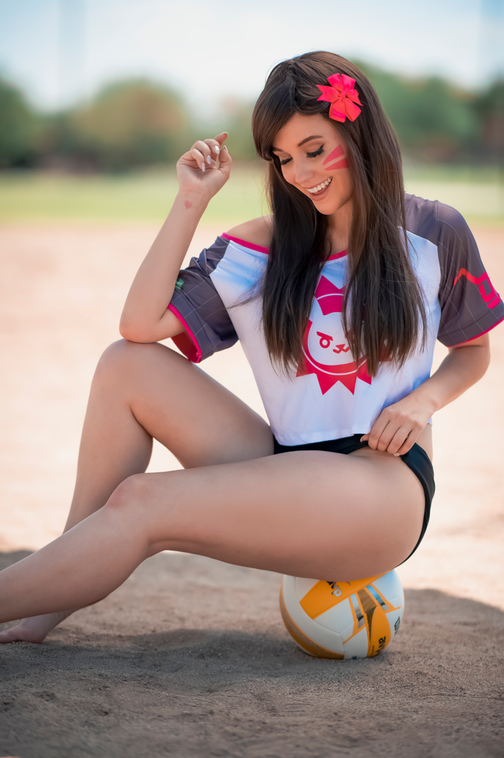 D.Va Volleyball Shirt - Meg's Closet