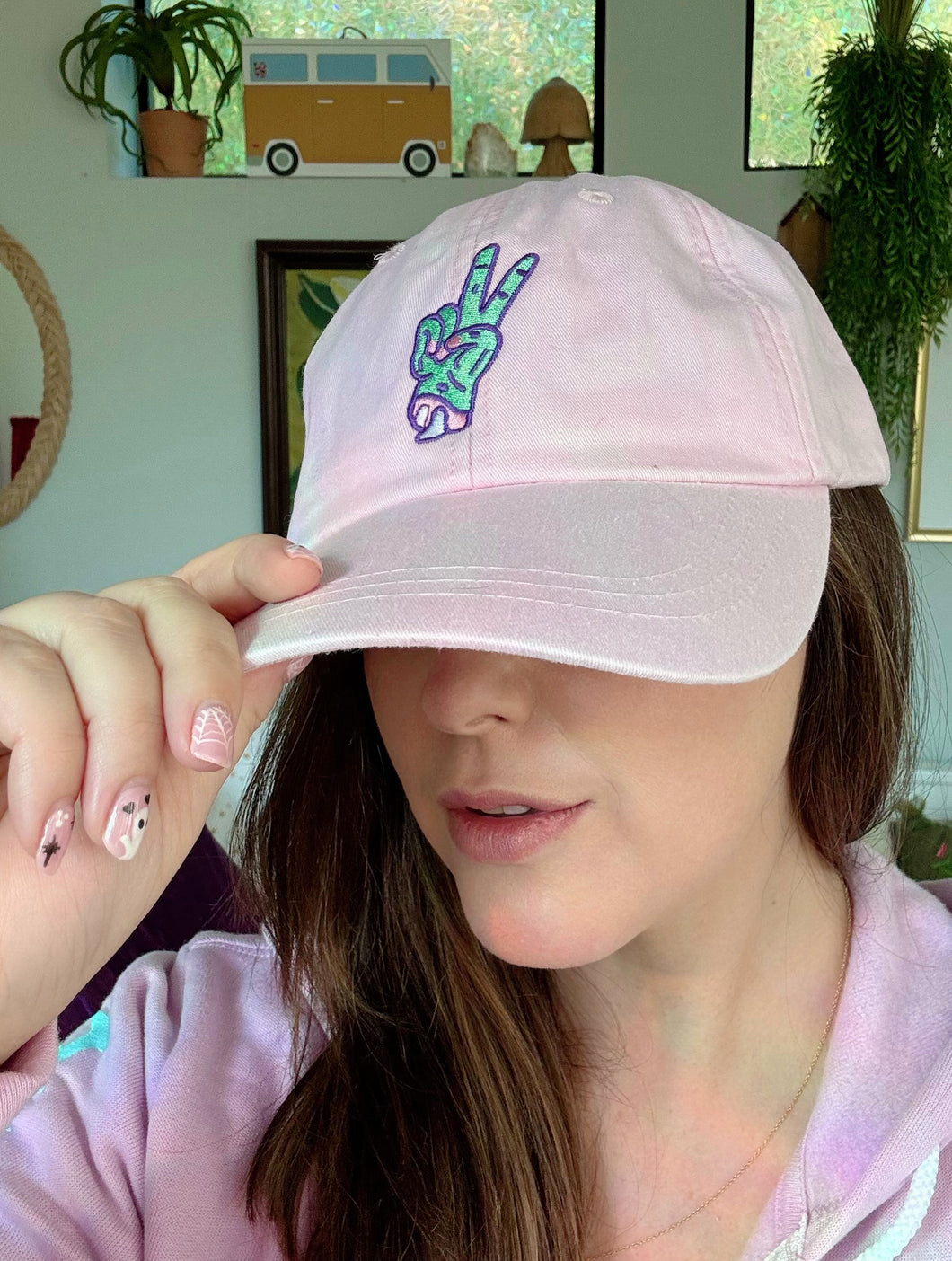 Zombie Peace Sign Dad Hat